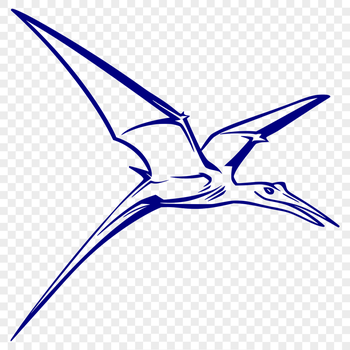 Beautiful Pteranodon SVG, PNG, PDF And DXF Files