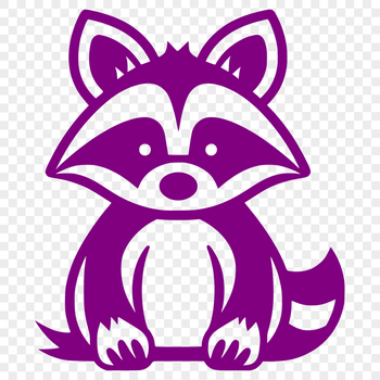 Creative Racoon Drawing