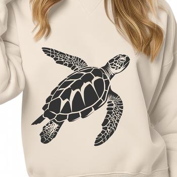 Beautiful Sea Turtle Digital Art