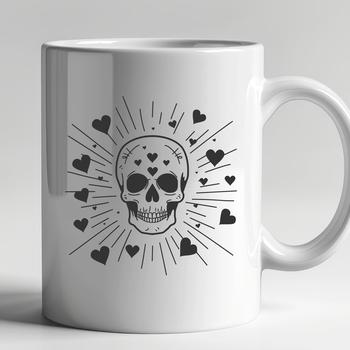 Beautiful Skull - Laser SVG