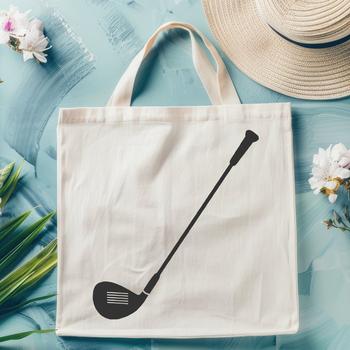 A detailed illustration of a golf club, designed as a vector graphic.