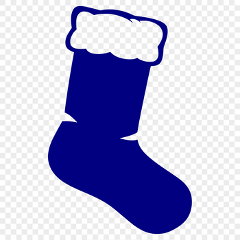 SVG Christmas stocking template designed for digital cutting machines like Cricut and laser cutters.