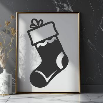 Creative Stocking In PDF & PNG