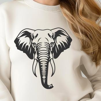 Stunning Elephant - Vinyl SVG