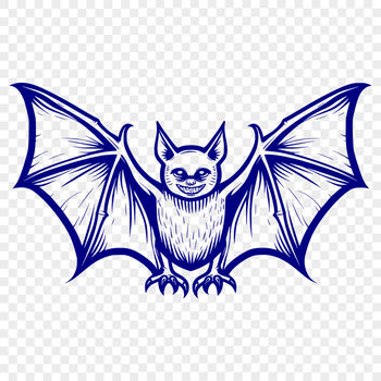 Beautiful Bat Vector Image