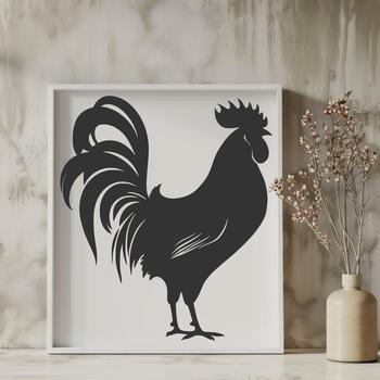 Beautiful Cockerel - For Laser Engraver Project