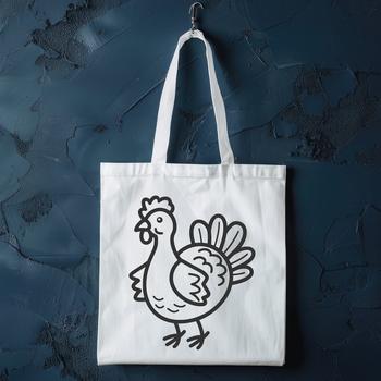 A vector illustration of a turkey, suitable for various applications including clip art and design projects.