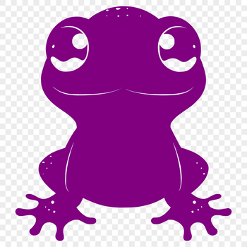 A detailed illustration of a toad's full body, suitable for vector graphics.