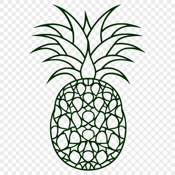 Creative Fruit Vector Drawing