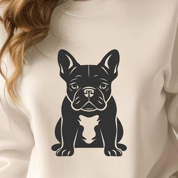 Beautiful French Bulldog Clip Art