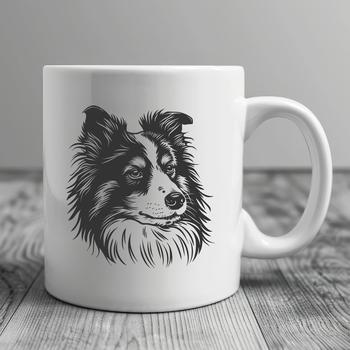 Beautiful Shetland Sheepdog Printable Image