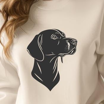 Creative Dog Stencil - Free PNG