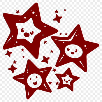 A single-pointed star symbol with clean lines and precise edges, suitable for various design applications.