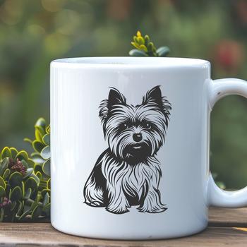 Unique Yorkshire Terrier In PNG & SVG