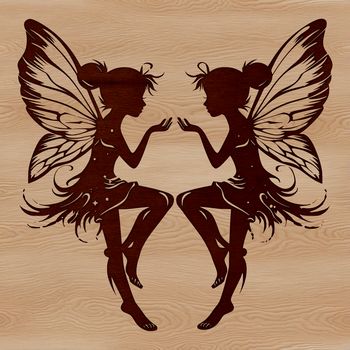 A colorful illustration of a mythical creature from a fairy tale, with delicate wings and a whimsical expression.