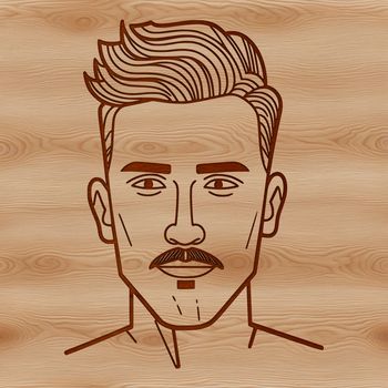 An SVG icon of a person with clean lines and minimal details.