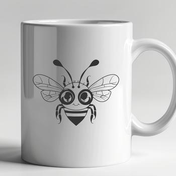 Beautiful Bee In PDF And PNG