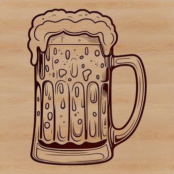A stylized illustration of a glass containing a cold drink, perfect for vector design projects.