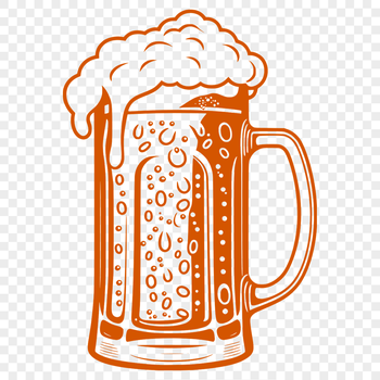 A glass filled with cold beer on a wooden table.