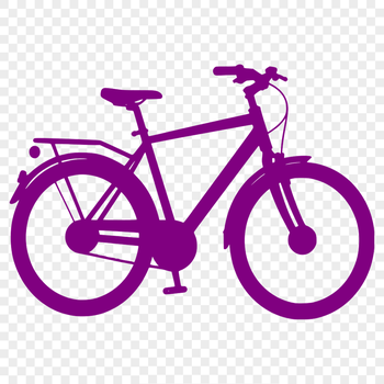 Illustration of a road bicycle with sleek design, ideal for vector graphics and digital cutting applications.