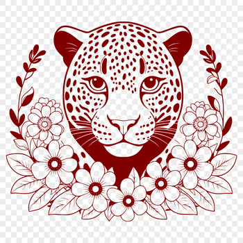 Illustrative Jaguar design in vector format, suitable for various cutting machines and digital design tools.