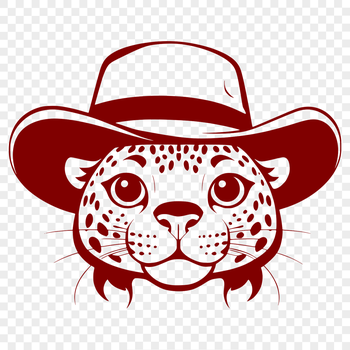 A vector illustration of a jaguar, a large wild cat species native to the Americas.