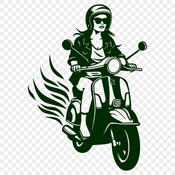 Unique Motorbike Digital Artwork