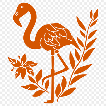 Free Flamingo Template