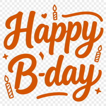 A colorful vector illustration of a happy birthday message in a playful font, suitable for commercial or personal use.