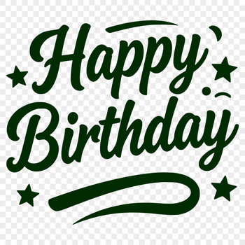 A vector illustration of a birthday celebration with a cheerful design.