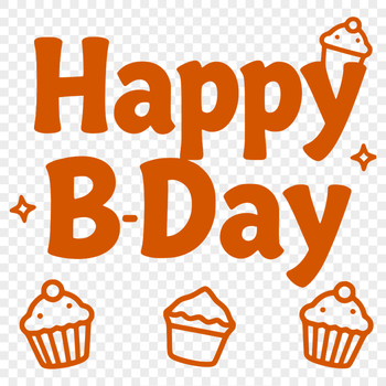 A digital vector illustration of a Happy Birthday message, suitable for commercial use and personal projects.