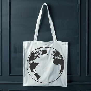 A digital illustration of our planet Earth from space.