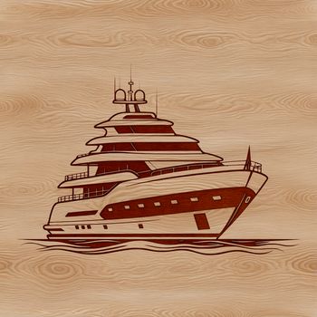 A simple illustration of a sailboat on calm waters.