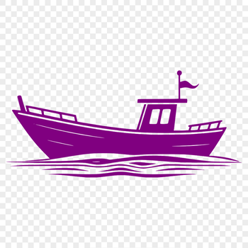 A graphic representation of a sailboat designed with precision for various applications.