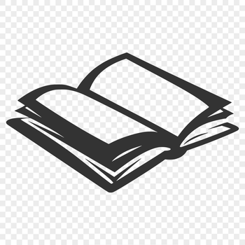 A digital illustration of a book, suitable for educational and creative purposes, available in vector format.