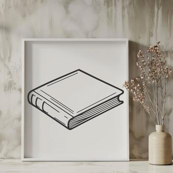 Artistic Book In DXF Format - Free Download