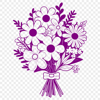 A colorful arrangement of flowers in a bouquet, ideal for wedding and special occasion decorations.