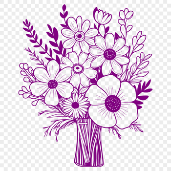 A floral arrangement of mixed flowers in a vase, ideal for wedding decor or Mothers Day gifts.