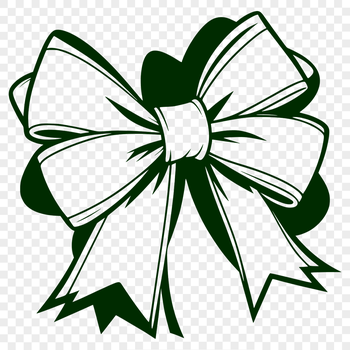 A colorful bow icon with rounded edges, suitable for gifts and presents.