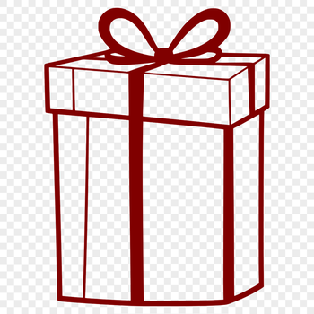 A simple rectangular box with a flat top and straight edges, suitable for use in vector design.