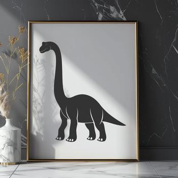 Unique Brachiosaurus - DXF Format