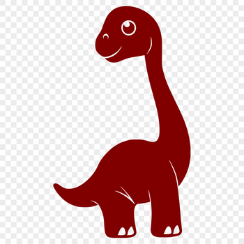 Free Unique Brachiosaurus Digital Drawing