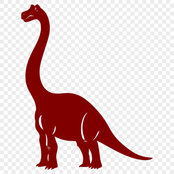 A detailed illustration of a Brachiosaurus dinosaur in its prehistoric habitat.