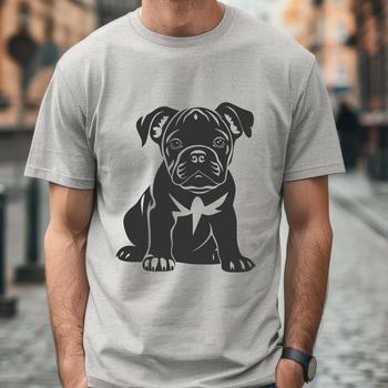 Sitting Bulldog PNG