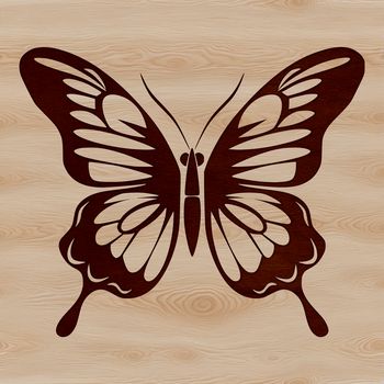 A colorful illustration of a butterfly with intricate details, suitable for various design purposes.