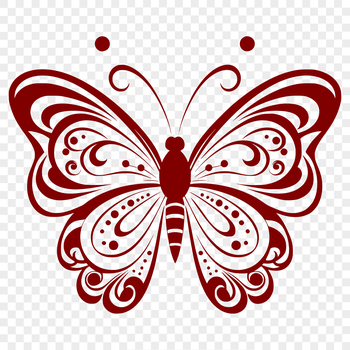 A colorful insect with ornate wings and full body, suitable for gardening illustrations.