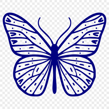 A detailed illustration of a full-bodied insect with colorful wings.
