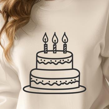 Cake Drawing In PNG & SVG - Free Digital Download