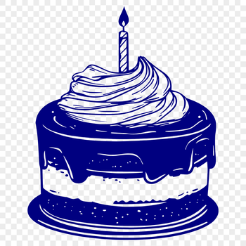 A colorful cake design with candles, perfect for a birthday celebration or party decorations.