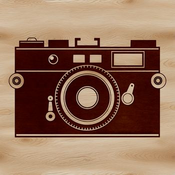 A digital camera with sleek design and lens, representing photography technology.